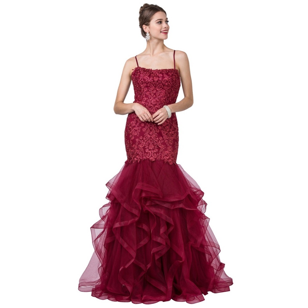 🆕NWT PROM BRIDESMAIDS Embellished Mermaid Gown